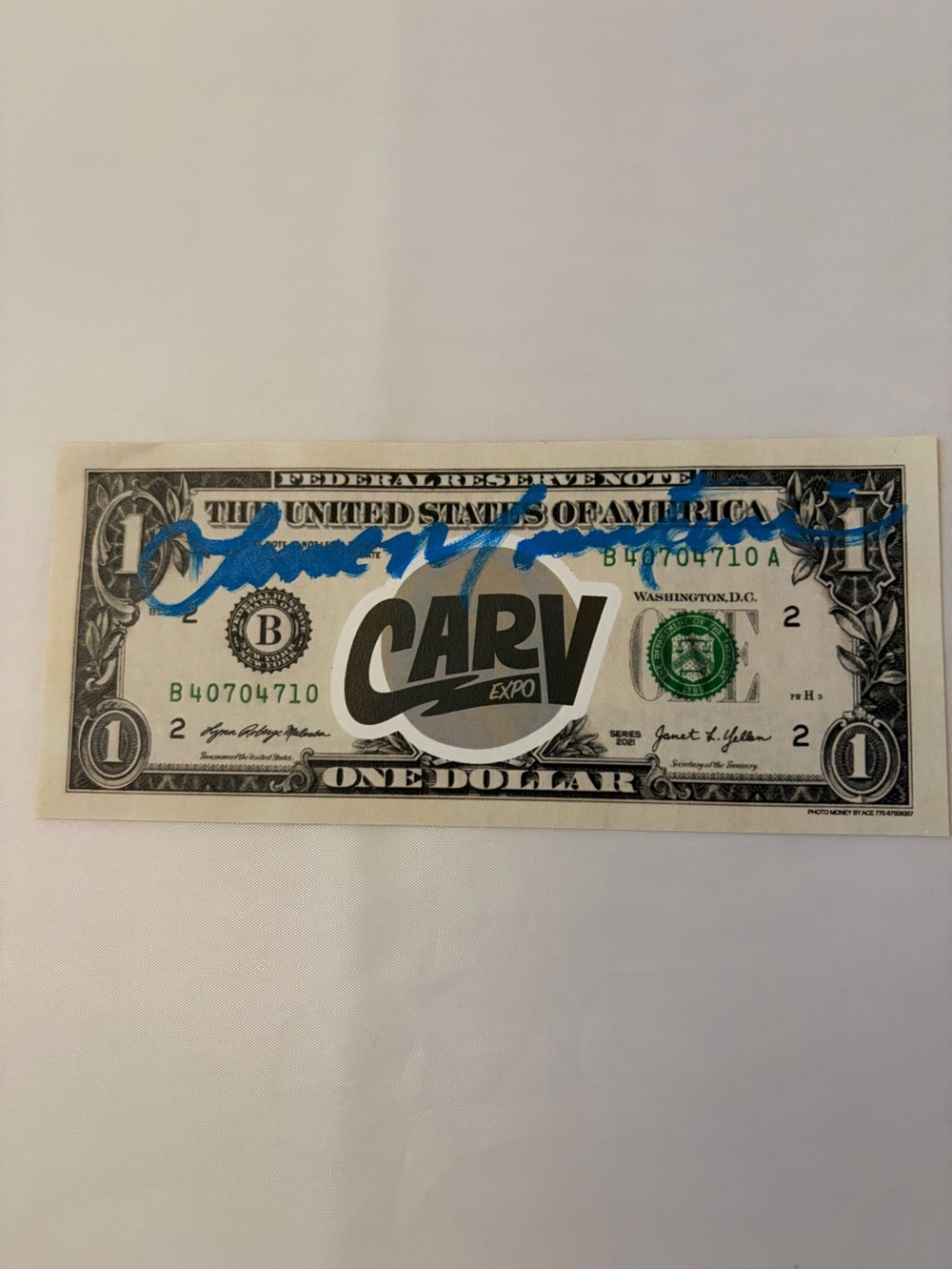 Lance mountain hand signed CARV event Dollar Art Powell Peralta bones brigade